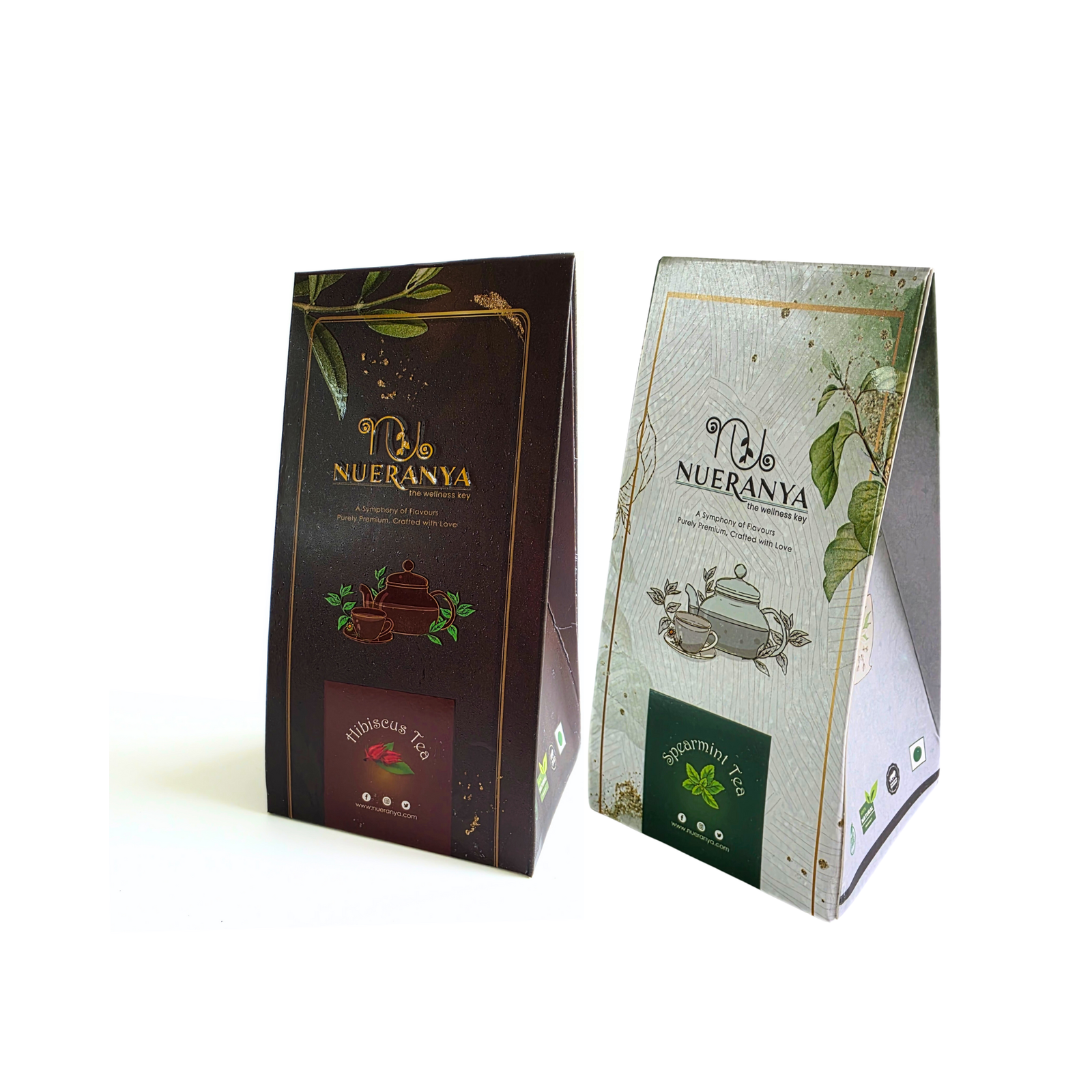 Nueranya Hibiscus Tea & Spearmint Tea Combo